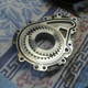 Oil pump assembly, with old, flattened O-ring begging to be replaced